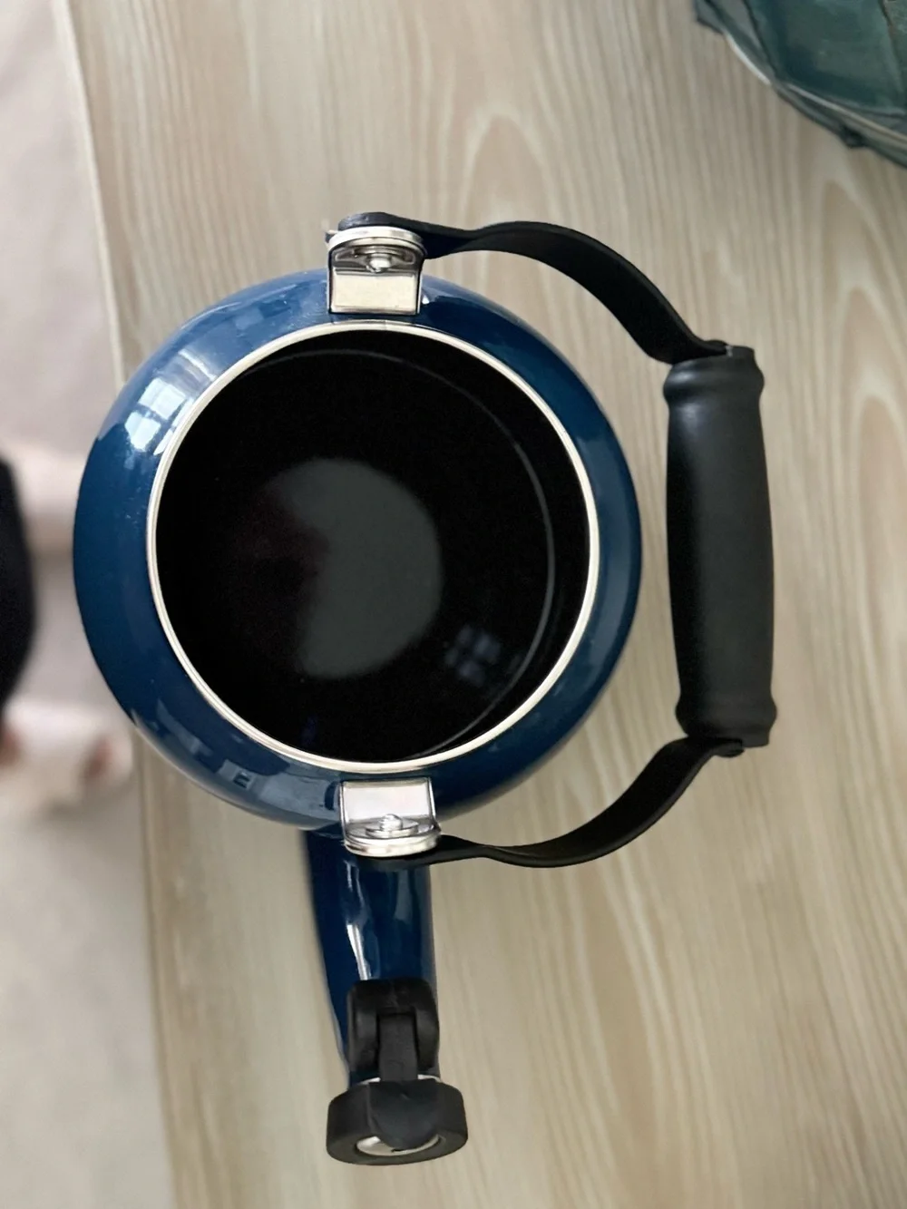Le Creuset Blue Enamel Stovetop Whistling Tea Kettle - Home Kitchen in Cobalt